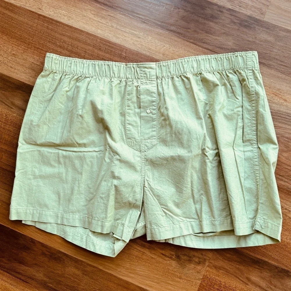 J Crew Sage Green Boxer Shorts XXL